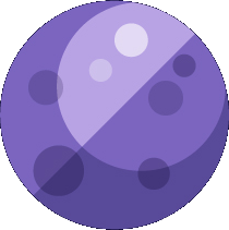 Spotted Purple Planet
